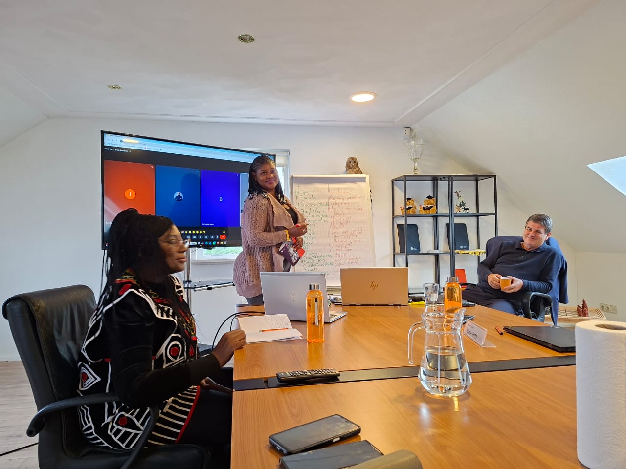 A FUNIC staff member presenting during the exchange sessions at NLBA, September 2026